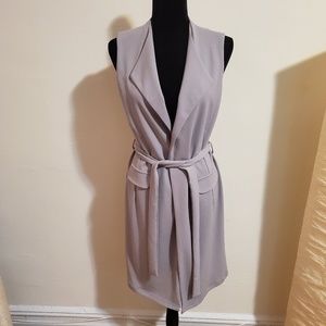 Beautiful light purple polyester vest!!